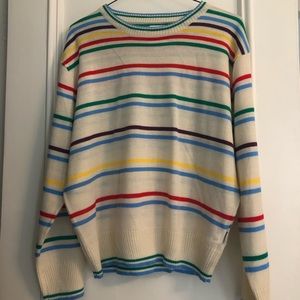 UNIF Rainbow Striped Sweater